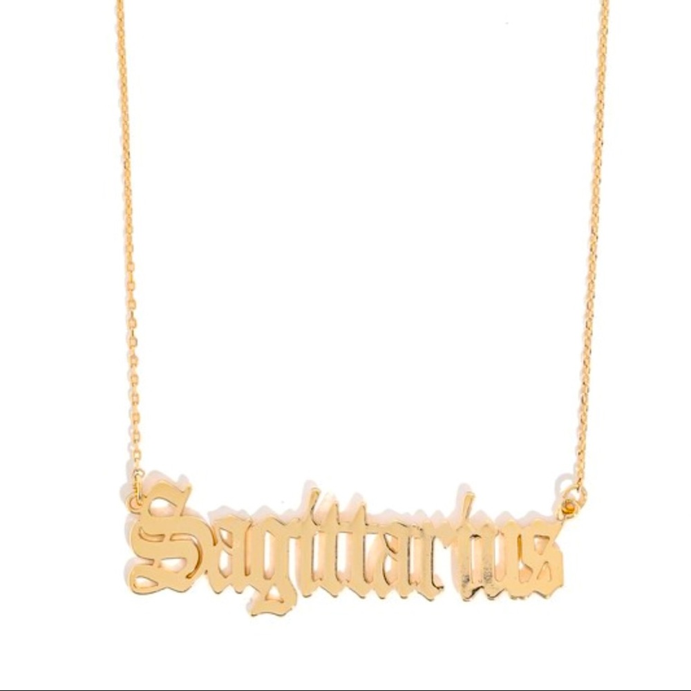 Sagittarius Zodiac Sign Necklace